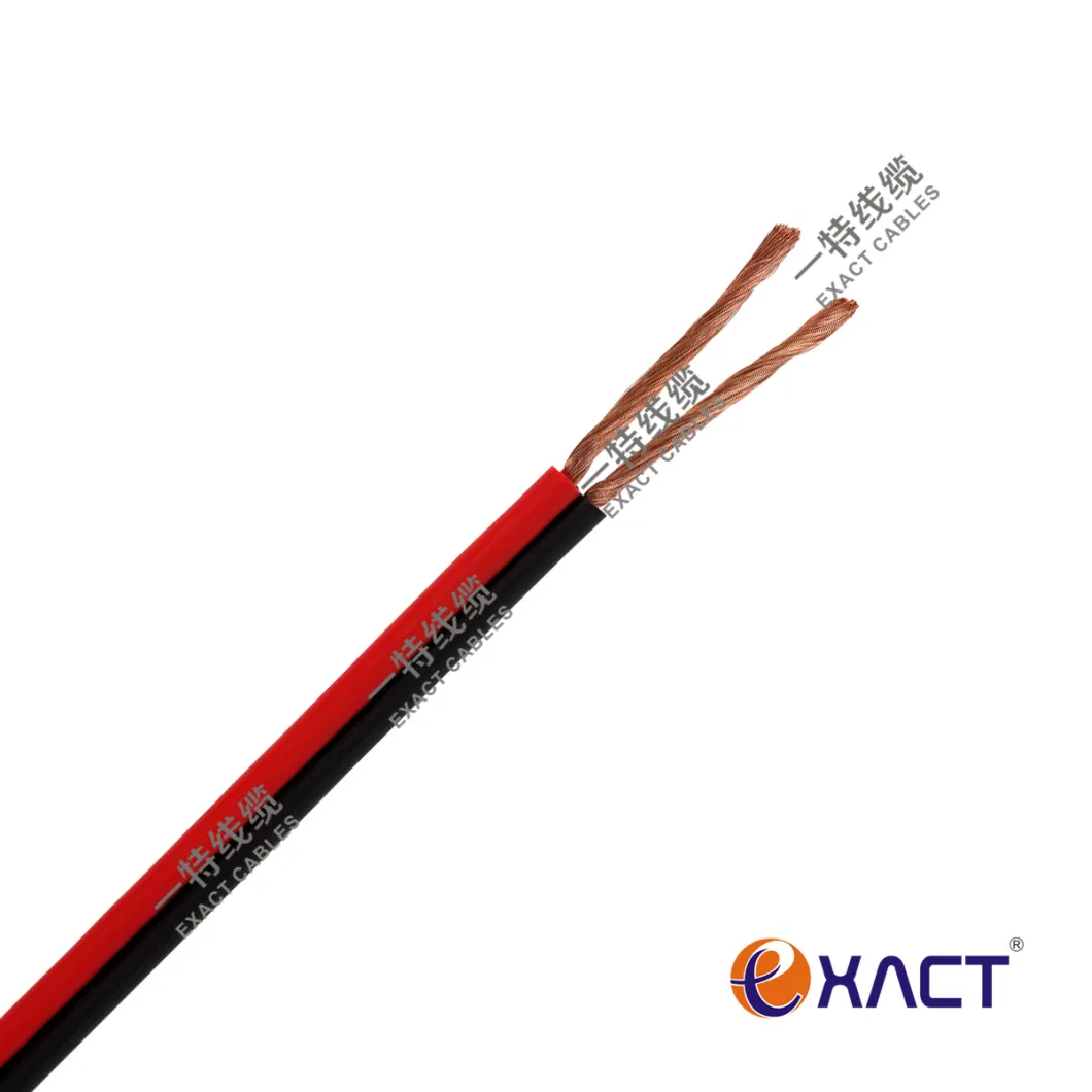 Clear Transparent Red/Black BC,TC,CCA, TCCA Golden and Silver PVC Jacket Loudspeaker Speaker Cable Communication Cable