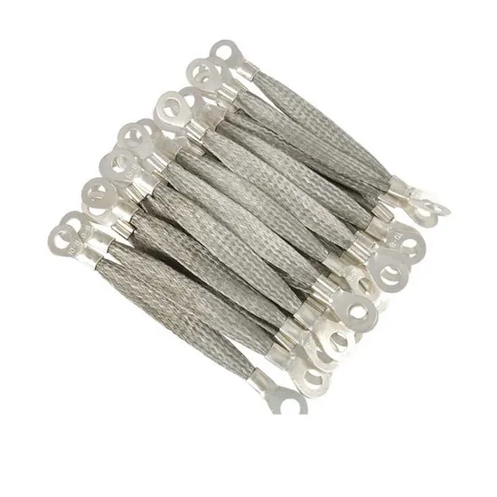 Copper Braided Bridge Grounding Wire Tin Plated Copper Flange Jumper Wire 6mm Conductive Tape Wear