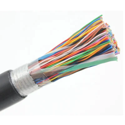 Cat3 Telephone Cable 25 30 50 100 200 1200 1800 Pairs Telephone Cable 0.4mm 0.5mm 0.6mm Copper Multipair Cable