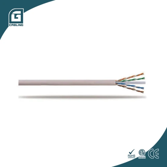 Gcabling UTP LAN Cat5e CAT6 CAT6A Computer Communication Cable Twisted 4pair Copper Solid Wire Indoor Data CAT6 Ethernet Network Cable