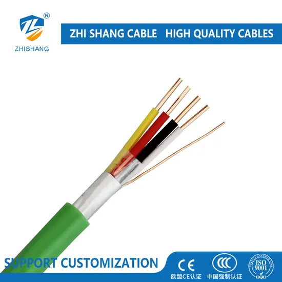 Knx Eib 2*0.8mm² Shielded Bare Copper Bus Cable for Smart Home System Control 
