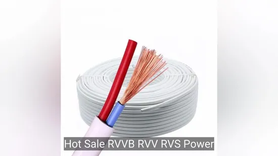 Rvv H05vvf 4 Core Copper Cu OFC Aluminum Soft Flexible PVC House Wiring Building Electric Speaker Audio Power Wire Cable 