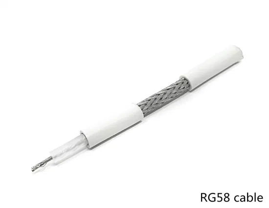 CCTV 0.18mm 0.81mm Cable 75ohm Rg Coaxial Cable Series RG6 / Rg58 Coaxial Cable
