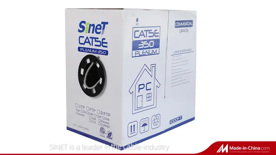 UTP Solid Copper CCA Ethernet Network LAN Cat5e Cable 